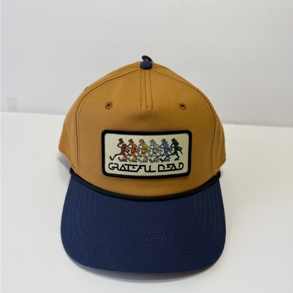 Grateful Dead Dancing Skeletons Brown and Blue Cap Hat - Picture 6 of 6
